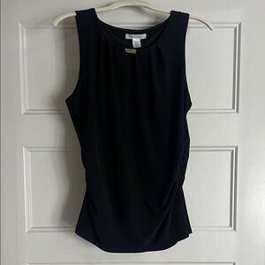 White House Black Market Black Tank Top large